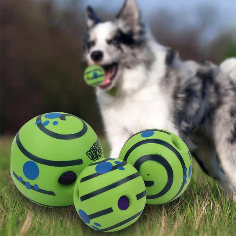 Interactive Dog Toy Wobble Wag Giggle Glow Ball with Sounds
