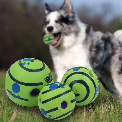 Interactive Dog Toy Wobble Wag Giggle Glow Ball with Sounds
