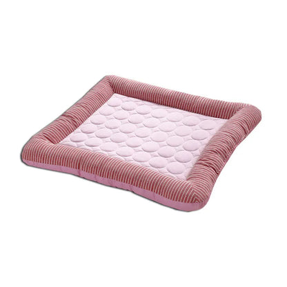 Cooling Dog Mat Ice Silk Pet Bed Breathable Washable Small Large
