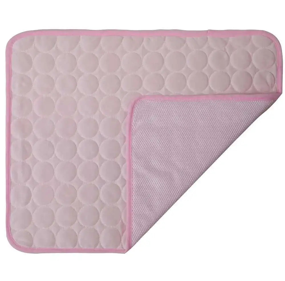 Cooling Dog Mat Ice Silk Pet Bed Breathable Washable Small Large