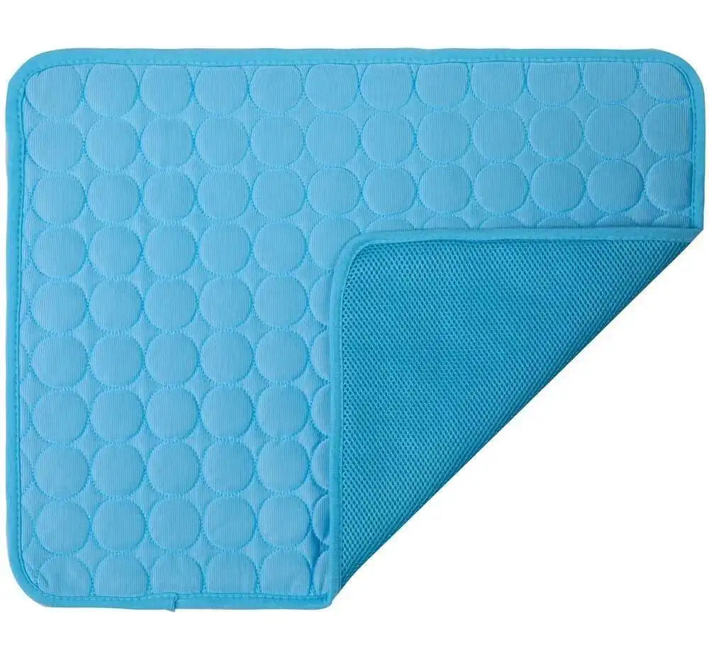 Cooling Dog Mat Ice Silk Pet Bed Breathable Washable Small Large