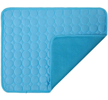 Cooling Dog Mat Ice Silk Pet Bed Breathable Washable Small Large
