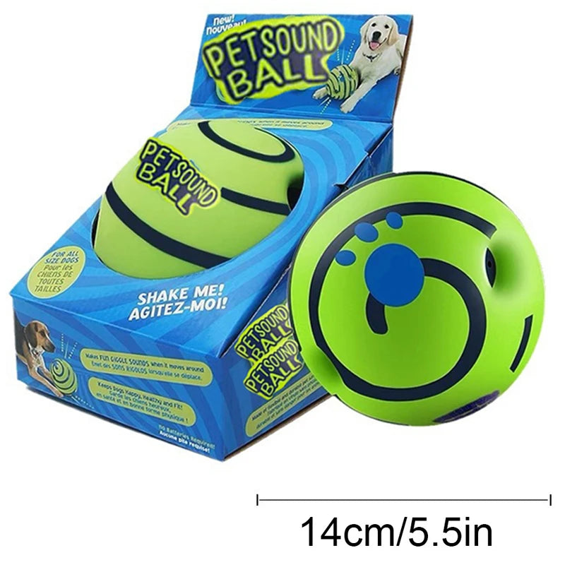 Interactive Dog Toy Wobble Wag Giggle Glow Ball with Sounds
