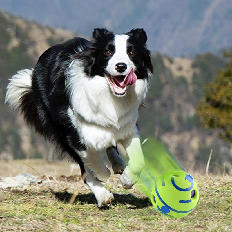Interactive Dog Toy Wobble Wag Giggle Glow Ball with Sounds